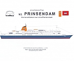 MS. Prinsendam I (1973-1980) 1:250 en 1:400