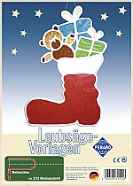Figuurzagen de laars van de kerstman