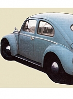 VW Kever 1200 Standaard, Bj. 1954