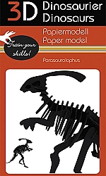 Parasaurolophus - 3D karton model