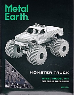 Monster truck Metal Earth