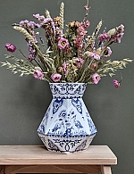 Delftsblauwe vaas 'Adriaan' Piet design