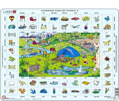 Learning English Puzzle - Picknicken | 7 - 11 jaar