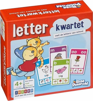 Rompompom Letterkwartet