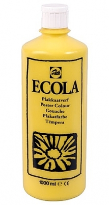Gouache Ecola 1000 ml geel