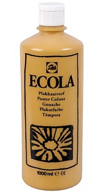 Gouache Ecola 1000 ml okergeel