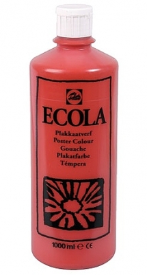 Gouache Ecola 1000 ml scharlakenrood
