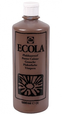 Gouache Ecola 1000 ml bruin