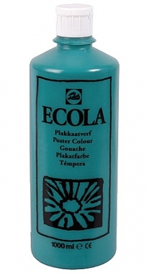 Gouache Ecola 1000 ml donkergroen
