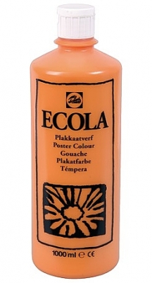 Gouache Ecola 1000 ml oranje