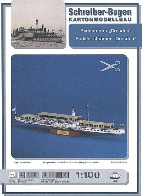 Rader stoomboot Dresden 1:100