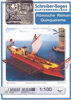 Romeinse Quinquereme 1:100