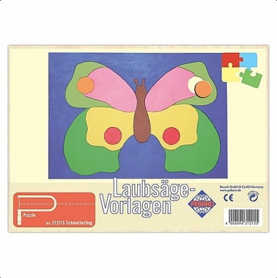 Figuurzaag voorbeeld vlinder