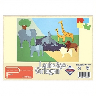 Figuurzaag voorbeeld dierentuin