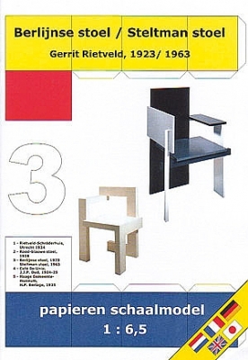 Berlijnse en steltman stoel - Gerrit Rietveld