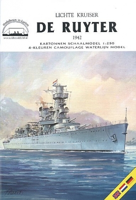 De Ruyter lichte kruiser 1:250