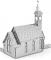 Old Country Church Metal Earth