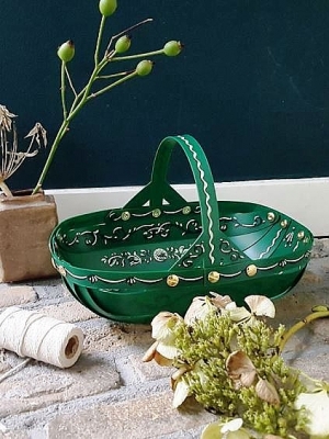 Hindelooper mandje Piet design
