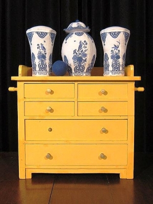 Delfts blauw kegel kaststel - Piet Design
