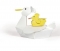 Kuifbadeend - Piet design