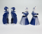 Delfts blauw kussend paar m/m - Piet Design