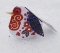 Imari roodborstjes Piet Design