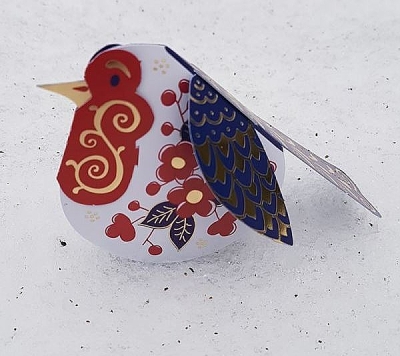 Imari roodborstjes Piet Design