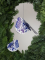 Delfts blauwe Rood-borstjes - Piet Design