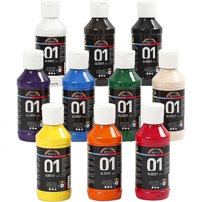 A-Color acrylverf glossy 10 x 100 ml