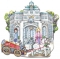 Kasteel en tuin 3D knutselset