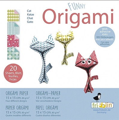 Katten groot Funny origami