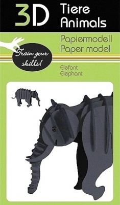 Olifant - 3D karton model