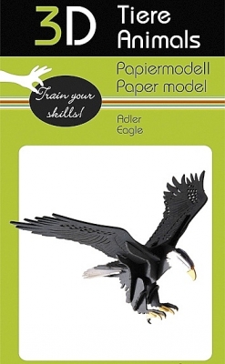 Adelaar 3D papier model Fridolin 