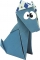 Honden groot Funny origami 