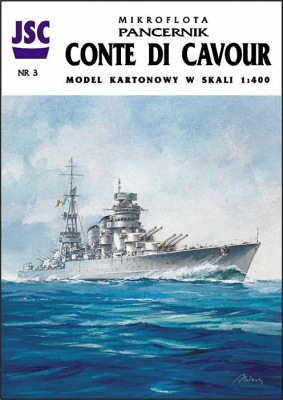 Conte di cavour Ital. slagschip 1:400