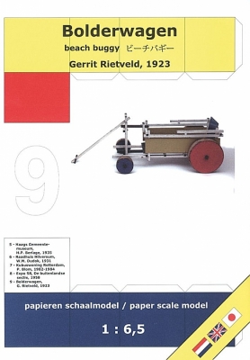 Bolderwagen - Gerrit Rietveld, 1923 - 1:6,5