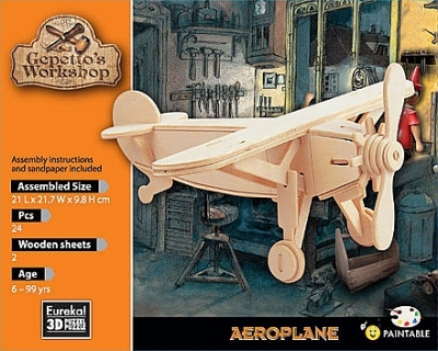 Aeroplane Gepetto's workshop