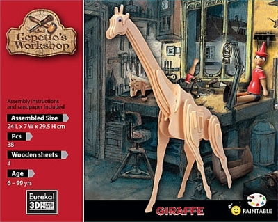 Giraffe Gepetto's workshop