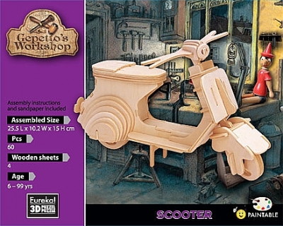 Scooter Gepetto's workshop