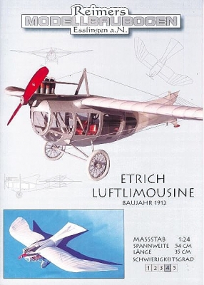 Etrich Luftlimousine uit 1912 - 1:24