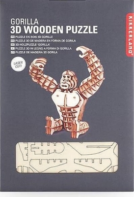 Gorilla Houten 3D Puzzel Kikkerland