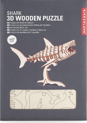 Haai Houten 3D Puzzel Kikkerland