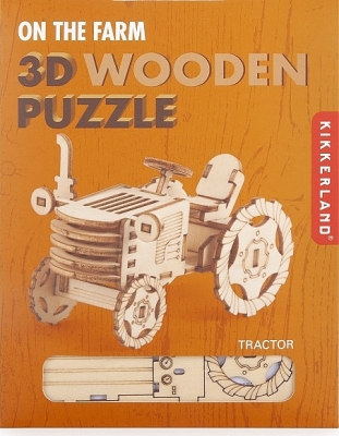 Tractor - Houten 3D Puzzel Kikkerland