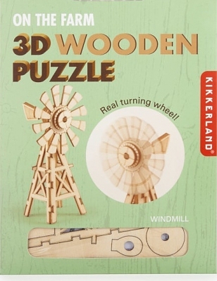 Windmolen Houten 3D Puzzel Kikkerland