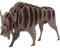 Fridolin Bison - 3D karton model