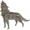 Wolf - 3D karton model