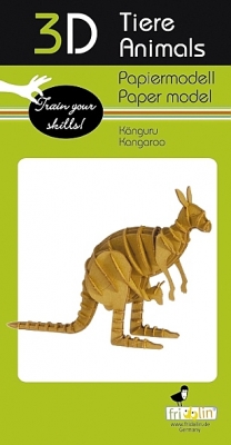 Kangoeroe - 3D karton model