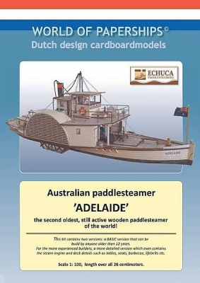 Peddlesteamer Adelaide 1:100