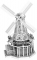 Windmill Metal Earth