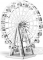 Ferris Wheel Metal Earth
